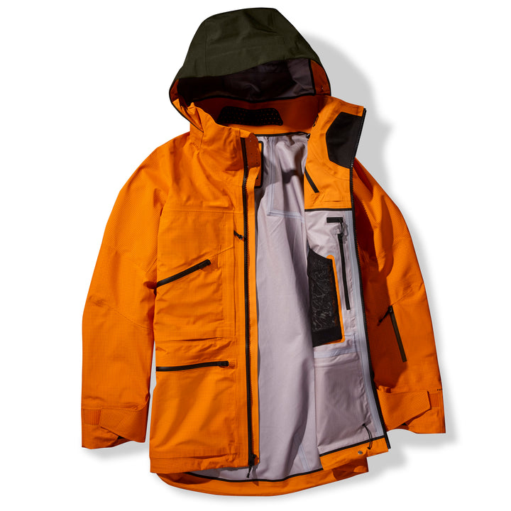 The North Face Brigandine FUTURELIGHT™ Jacket - Men's Vivid Orange/Rosin Green