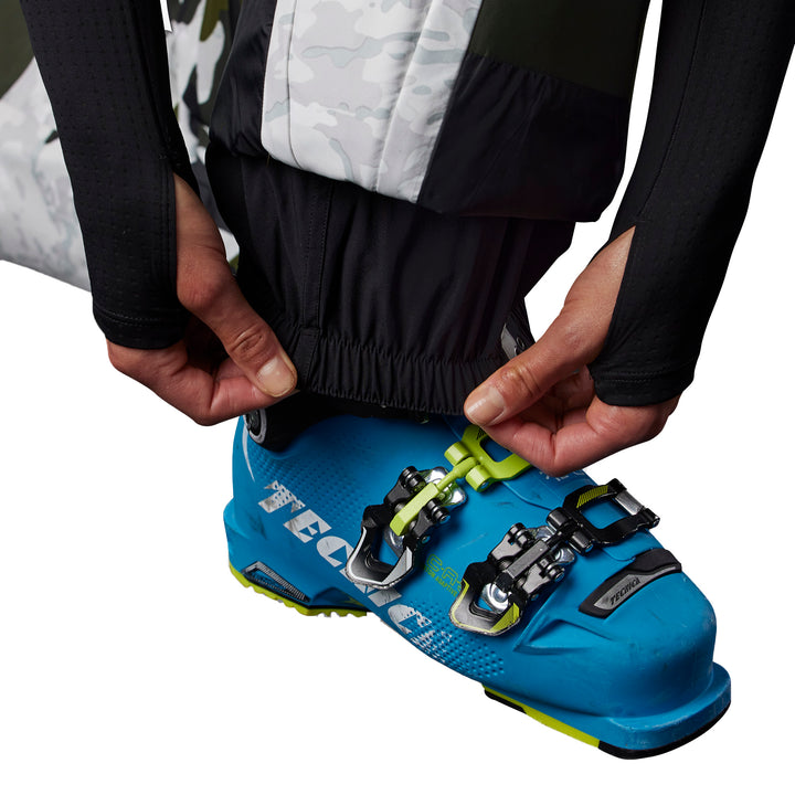 The North Face A-CAD FUTURELIGHT™ Bibs - Women's TNF White Multi Camo Bottom Print