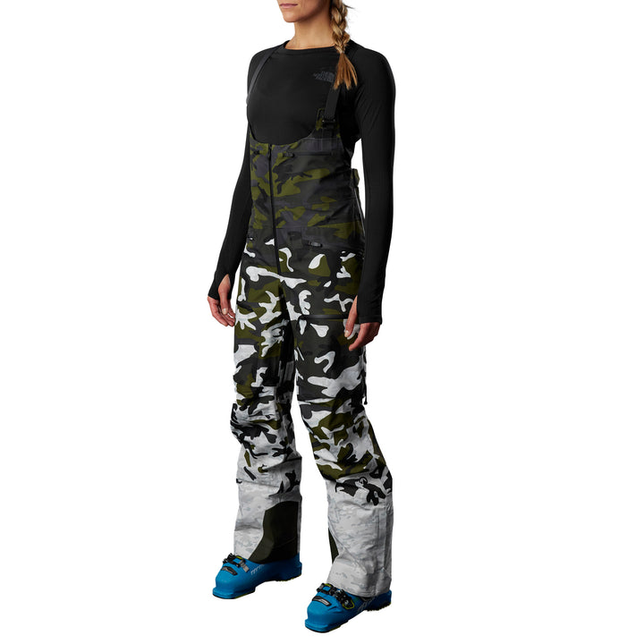The North Face A-CAD FUTURELIGHT™ Bibs - Women's TNF White Multi Camo Bottom Print