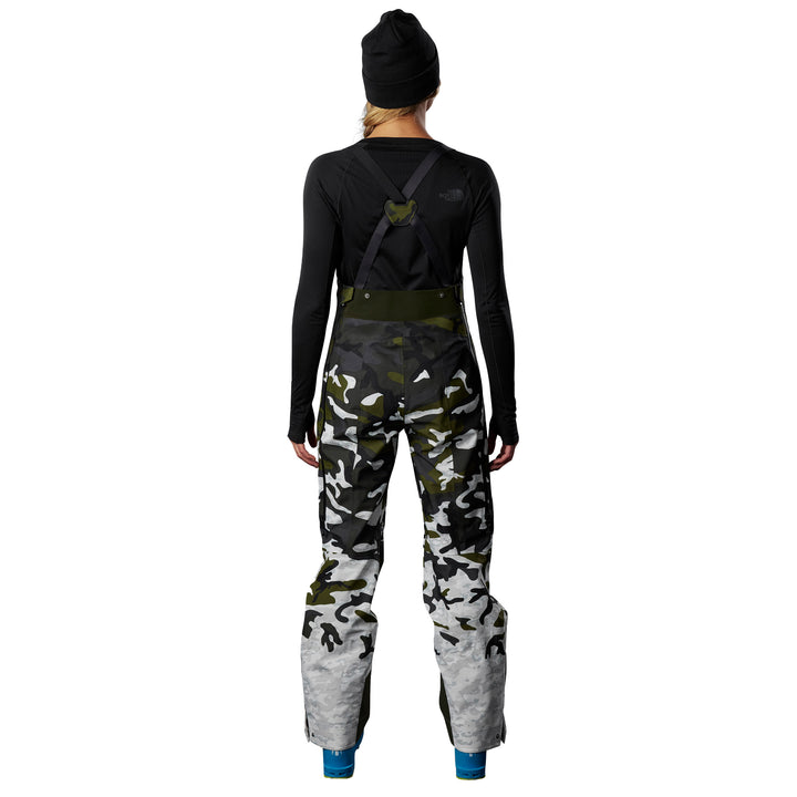 The North Face A-CAD FUTURELIGHT™ Bibs - Women's TNF White Multi Camo Bottom Print