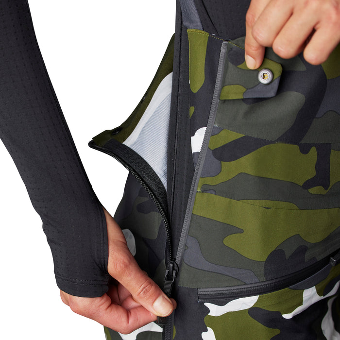 The North Face A-CAD FUTURELIGHT™ Bibs - Women's TNF White Multi Camo Bottom Print