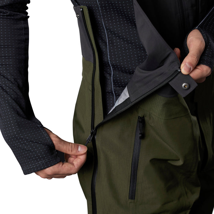 The North Face Brigandine FUTURELIGHT™ Bibs - Men's Rosin Green/TNF Black