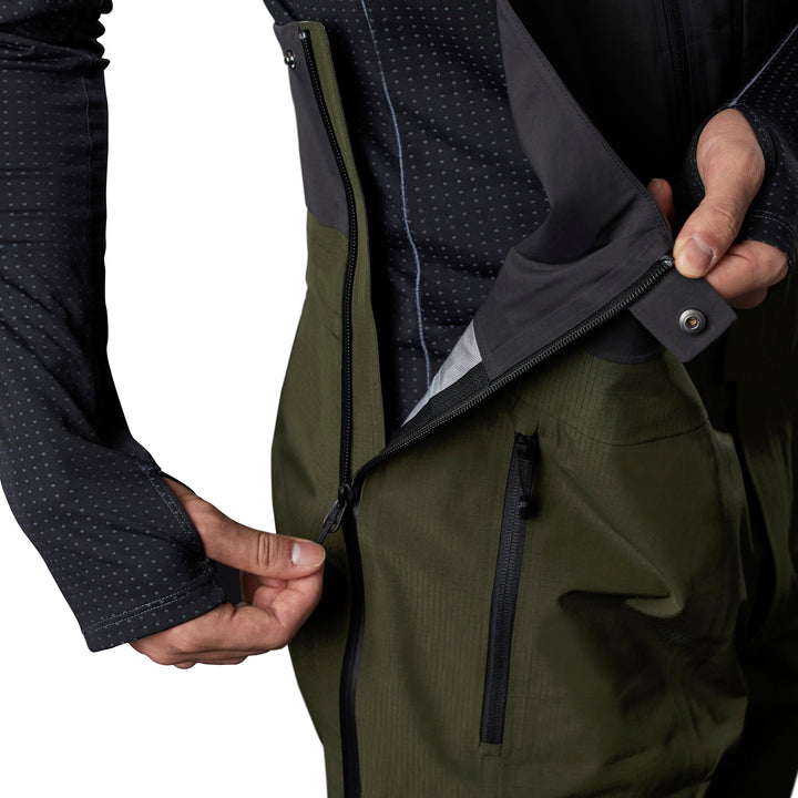 The North Face Brigandine FUTURELIGHT™ Bibs - Men's Rosin Green/TNF Black