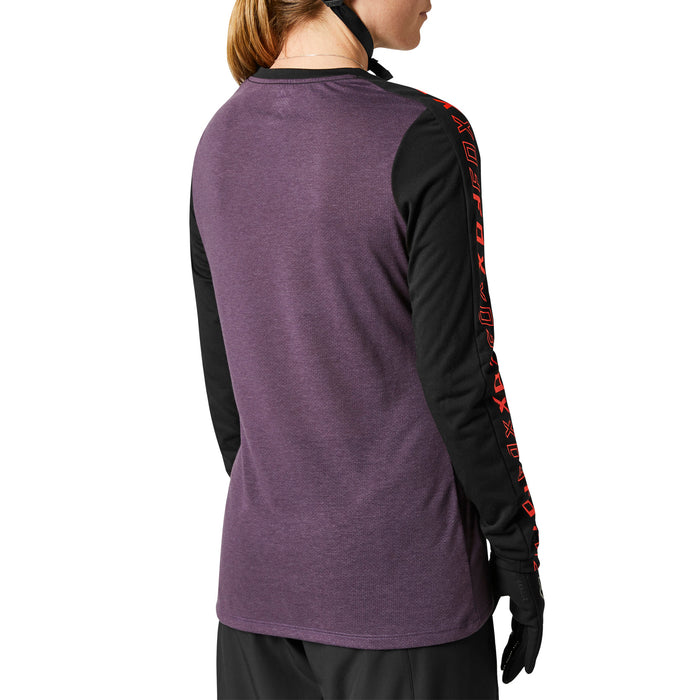 Fox Ranger DR LS Jersey - Women's Black/Purple