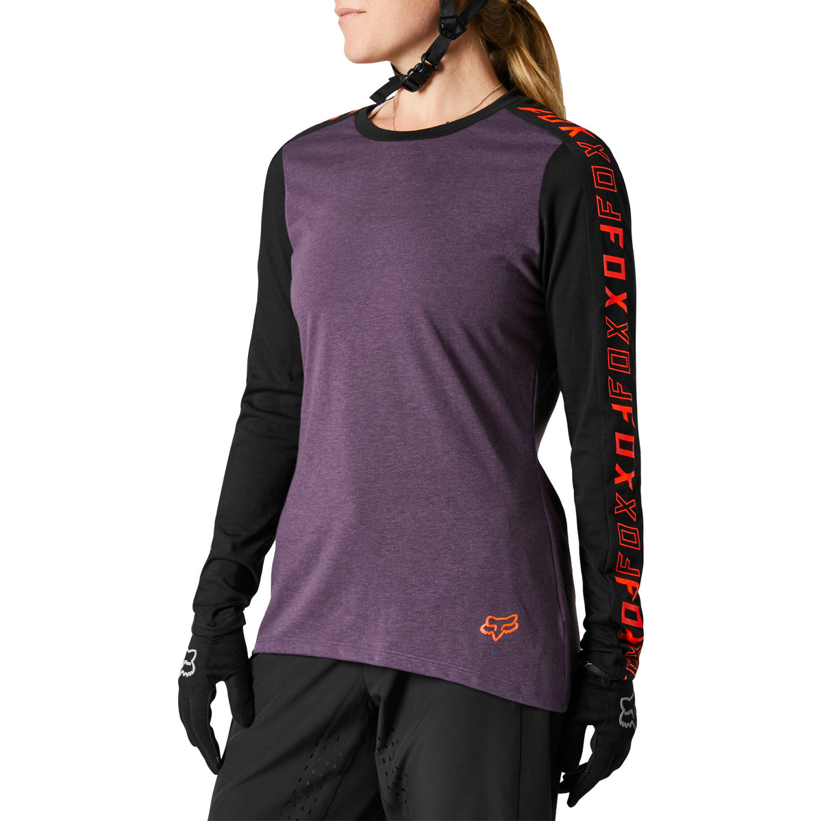 Fox Ranger DR LS Jersey - Women's Black/Purple