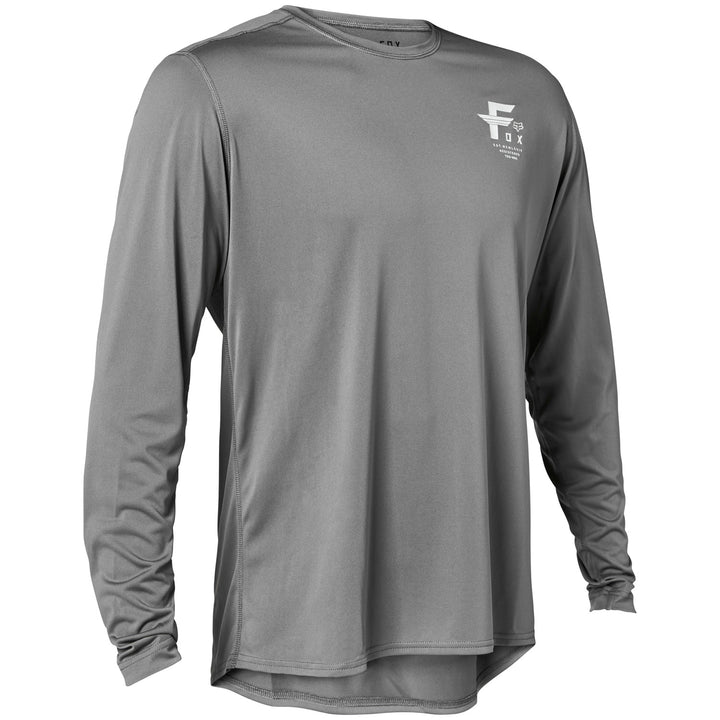 Fox Ranger Big F Long Sleeve Jersey Dark Grey