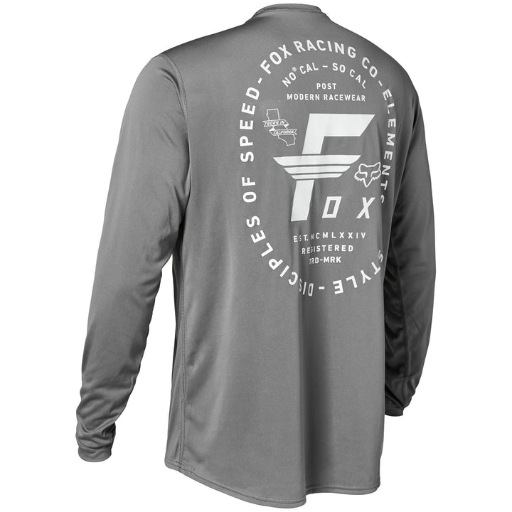 Fox Ranger Big F Long Sleeve Jersey Dark Grey