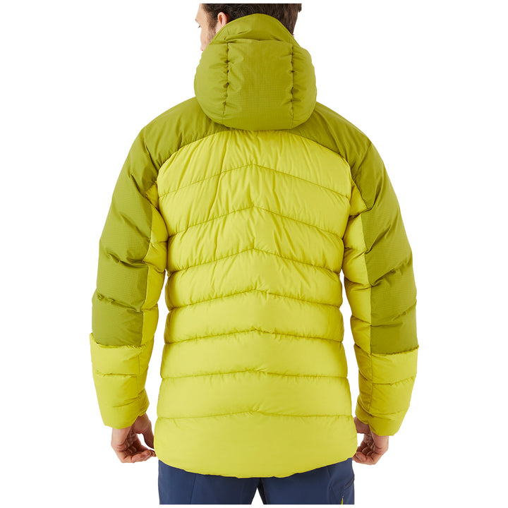 Rab® Infinity Alpine Down Jacket - Men's Aspen Green/Zest