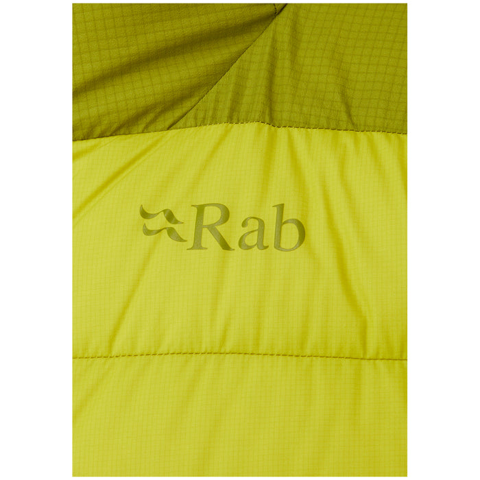 Rab® Infinity Alpine Down Jacket - Men's Aspen Green/Zest