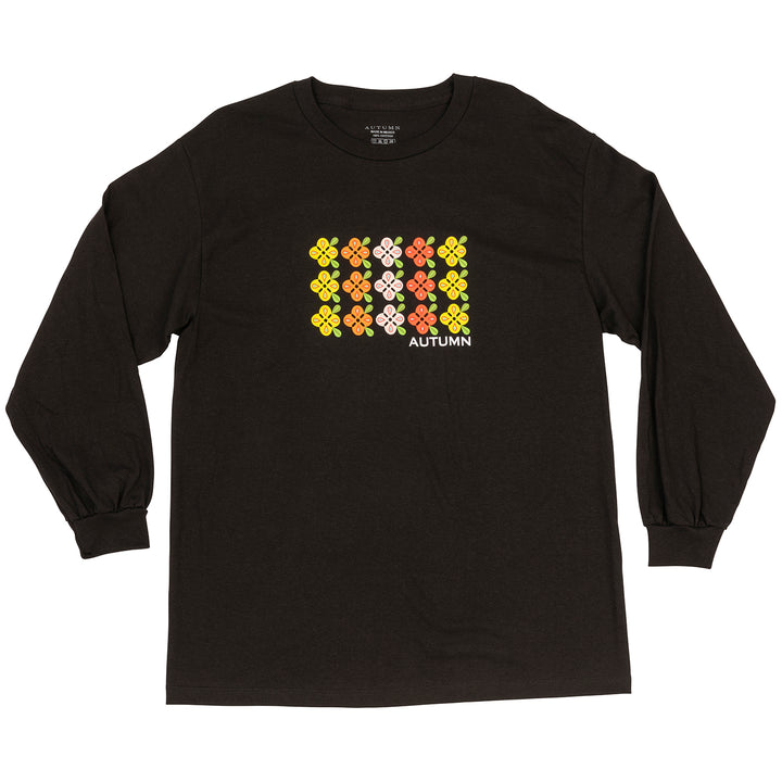 Autumn Garden Long-Sleeve T-Shirt - Men's Black