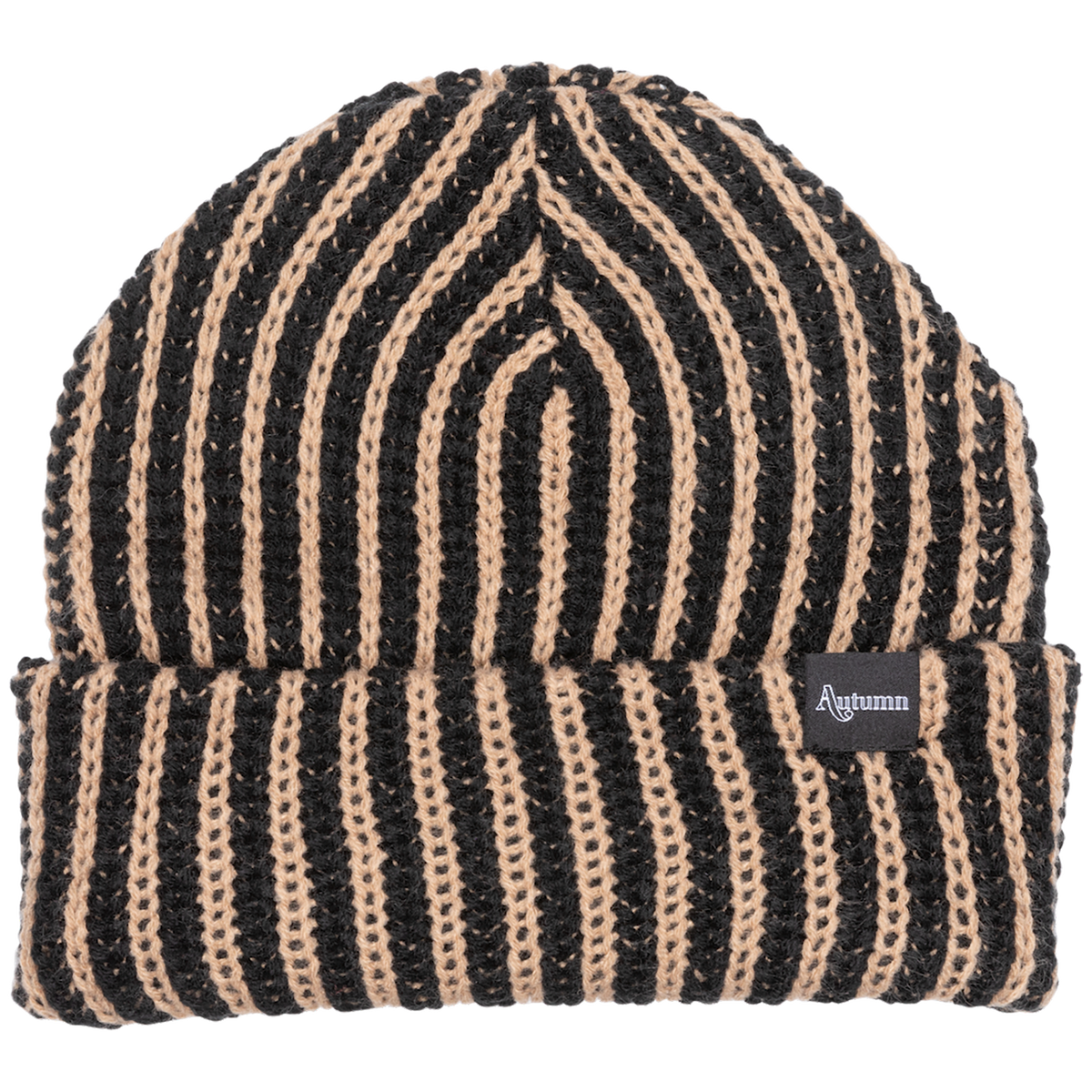 Autumn Simple Chunky Beanie Black