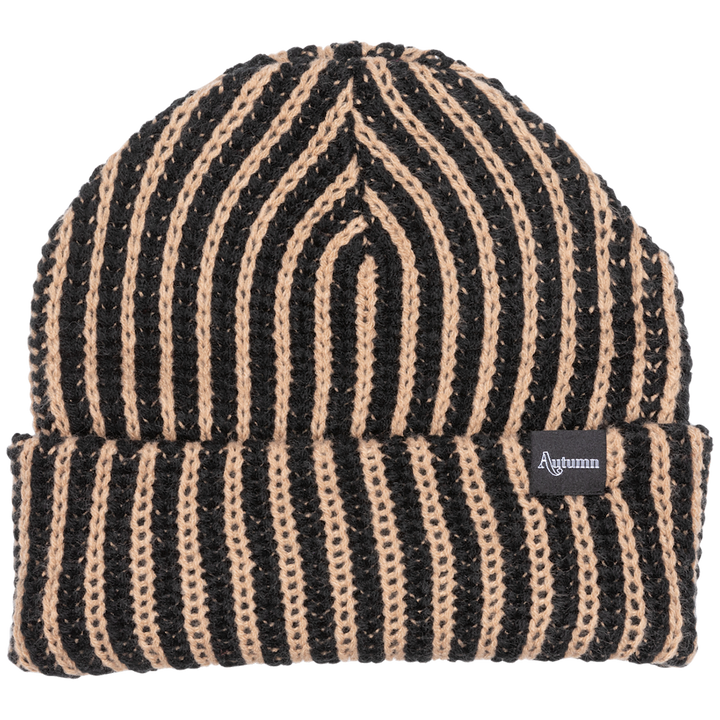 Autumn Simple Chunky Beanie Black