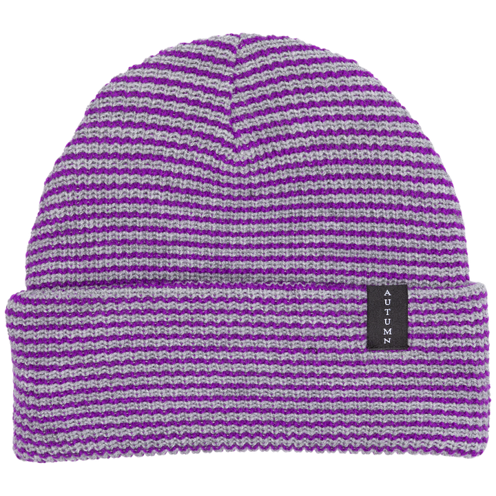 Autumn Select Stripe Beanie Grey