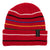 Autumn Select Multi Stripe Beanie Red