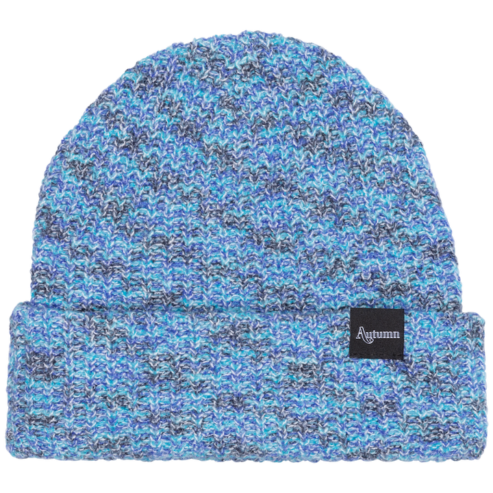 Autumn Simple Sustainable Beanie Blue Marl