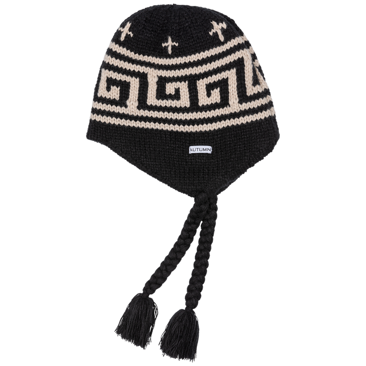 Autumn Niseko Earflap Beanie Black