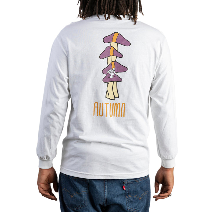 Autumn Caps Long-Sleeve T-Shirt - Men's White