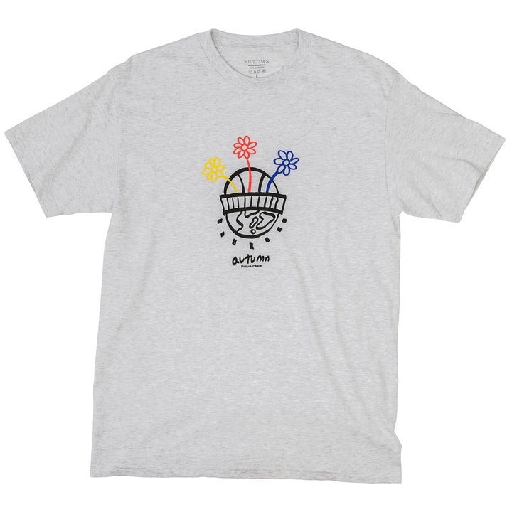 Autumn Picture Peac T-Shirt - Men's Ash Grey