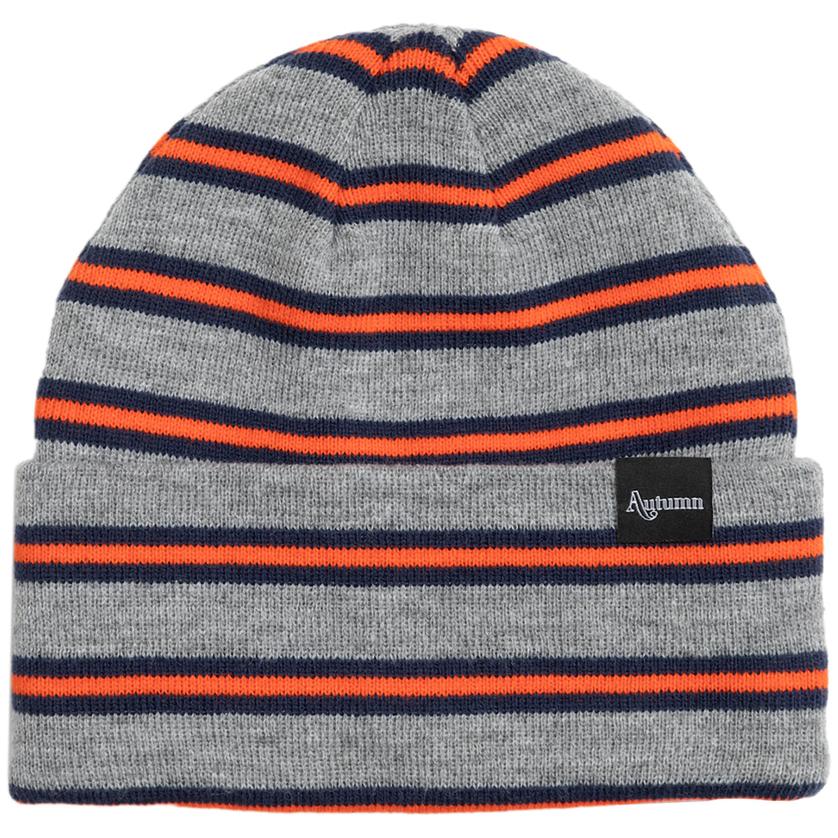 Autumn Surplus Prep Stripe Beanie Grey
