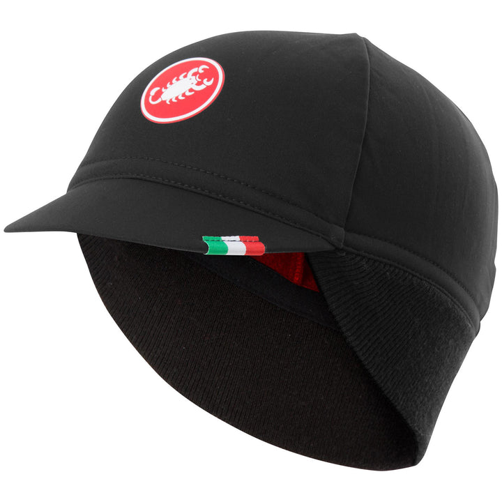 Castelli Difesa Thermal Cap Black Red