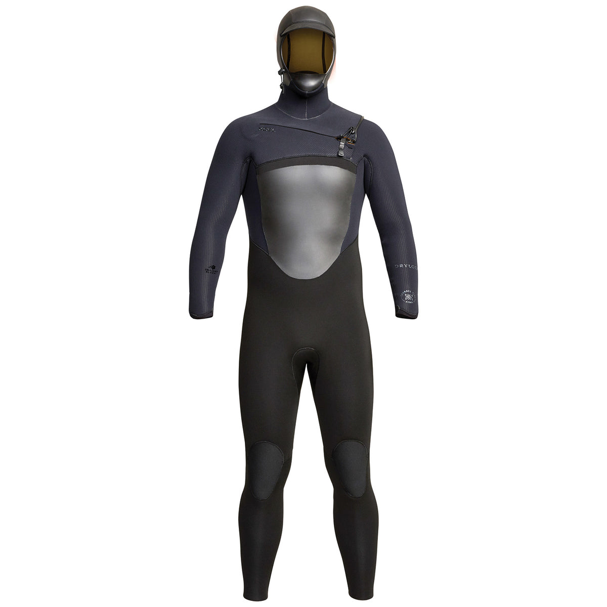 XCEL 4/3 Drylock Hooded Wetsuit Black