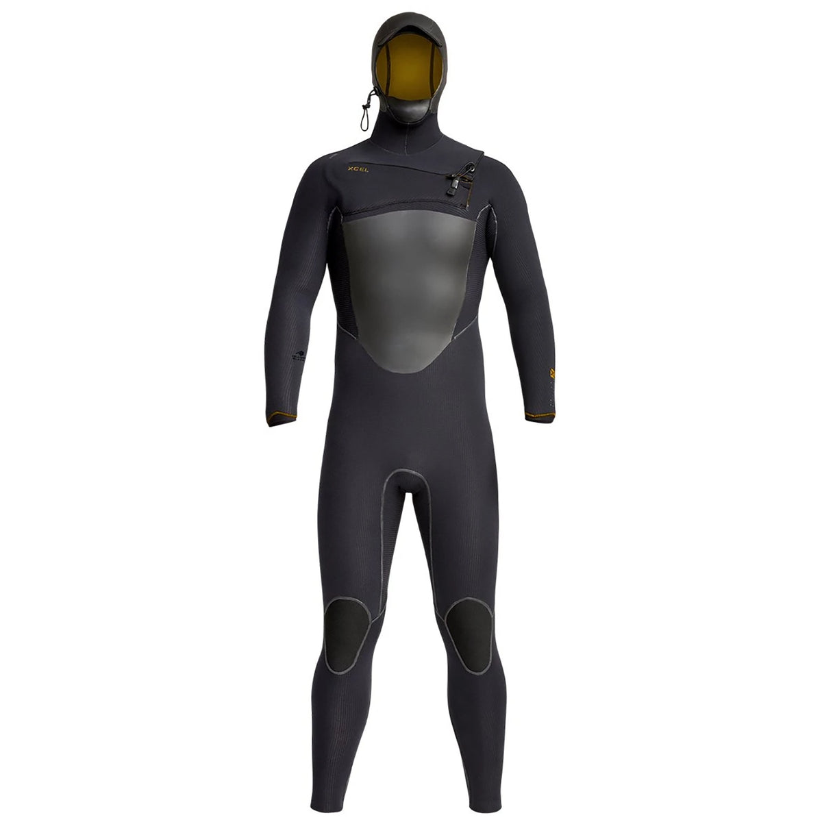XCEL 5/4 Drylock X Hooded Wetsuit Black