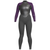 XCEL 4/3 Axis X Back Zip Wetsuit - Women's Graphite/Mulberry Flower