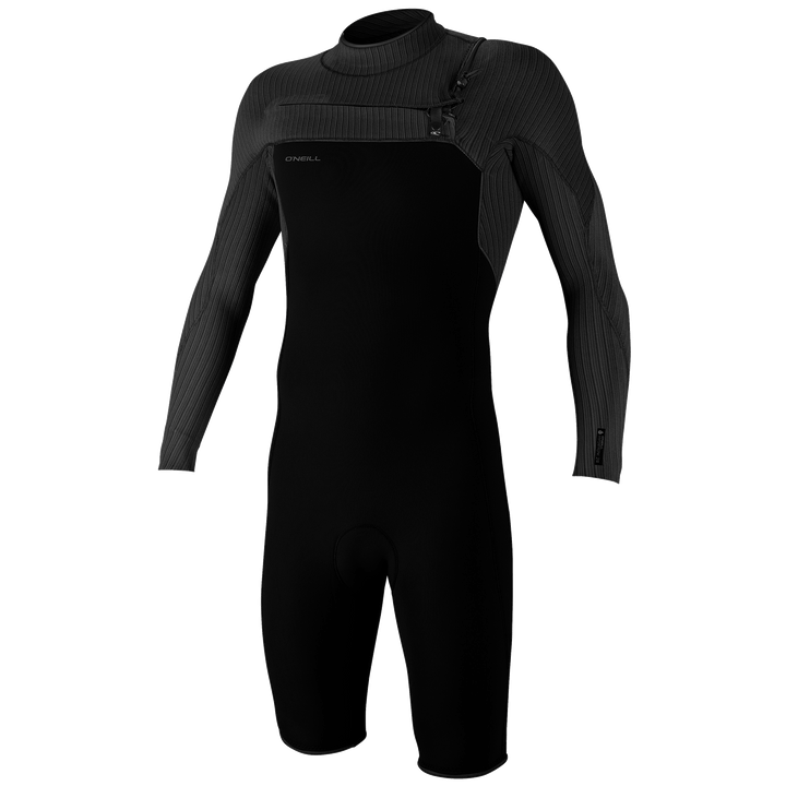 O'Neill 2mm Hyperfreak Chest Zip Long Sleeve Spring Suit Black