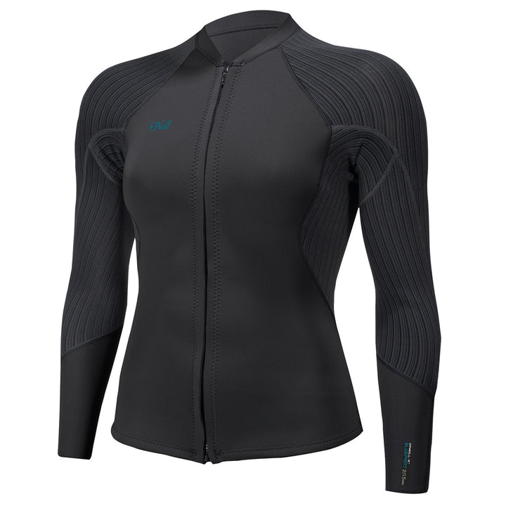 O'Neill 2mm Blueprint Front Zip Jacket - Women's Black/Black