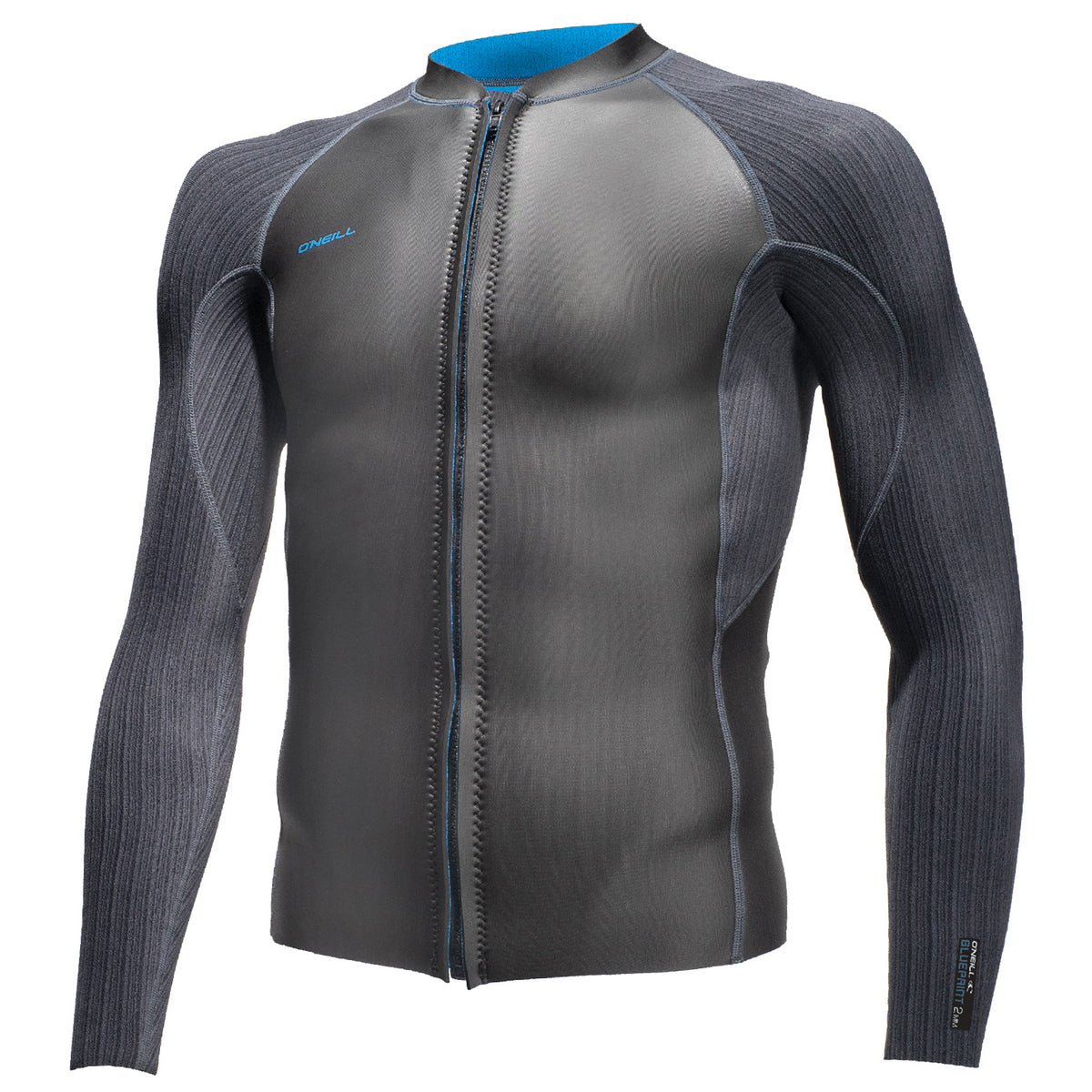O'Neill 2mm Blueprint Front Zip Jacket Black/Black