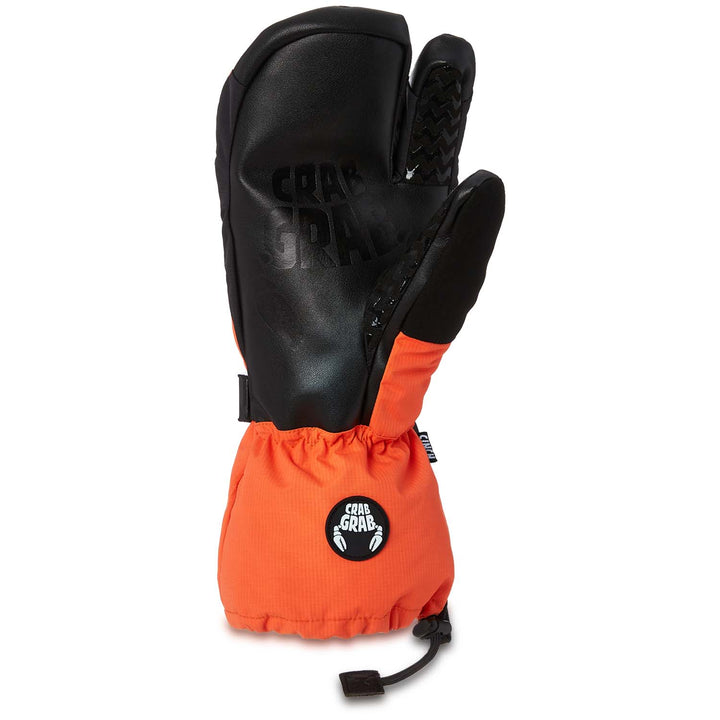 Crab Grab Cinch Trigger Mittens Orange Juice