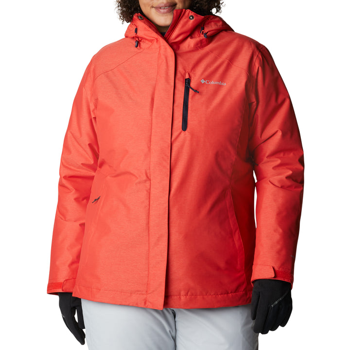 Columbia Whirlibird IV Interchange Plus Size Jacket - Women's Bold Orange Crossdye