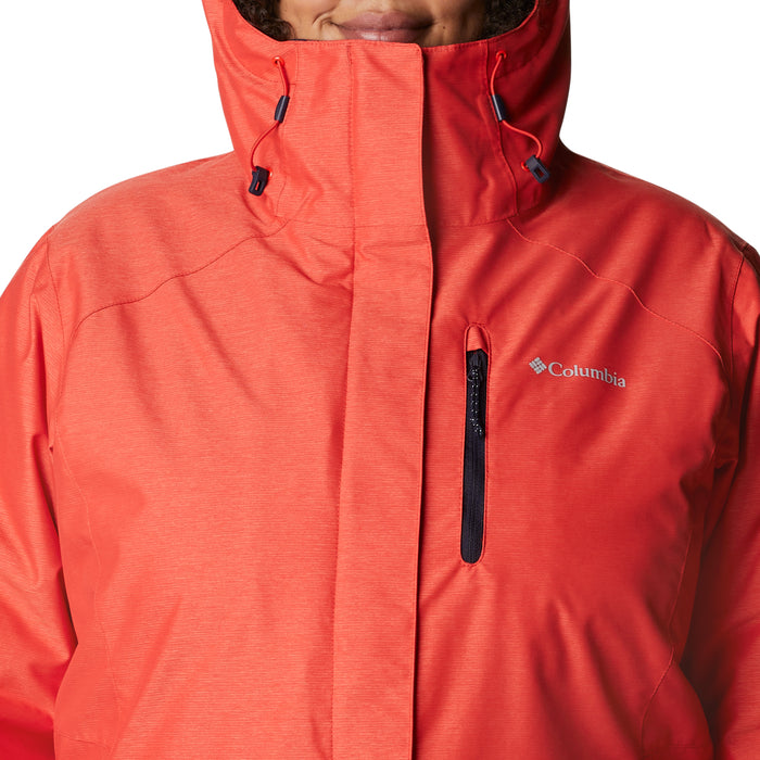 Columbia Whirlibird IV Interchange Plus Size Jacket - Women's Bold Orange Crossdye