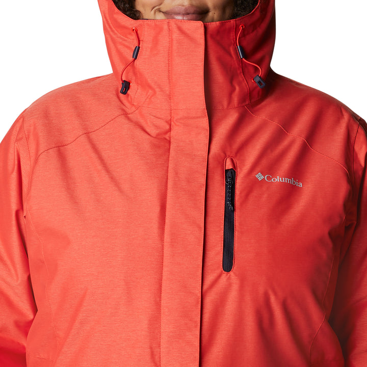 Columbia Whirlibird IV Interchange Plus Size Jacket - Women's Bold Orange Crossdye