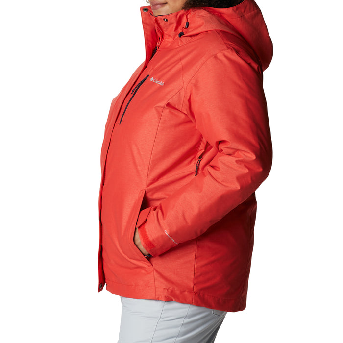 Columbia Whirlibird IV Interchange Plus Size Jacket - Women's Bold Orange Crossdye