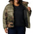 Columbia Leadbetter Point Sherpa Hybrid Plus Size Jacket - Women's Stone Green, Cypress Mod Camo Print
