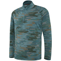 Saxx Viewfinder 1/2 Zip Top - Men's Blue Up in Smoke Camo::Blue Up in Smoke Camo