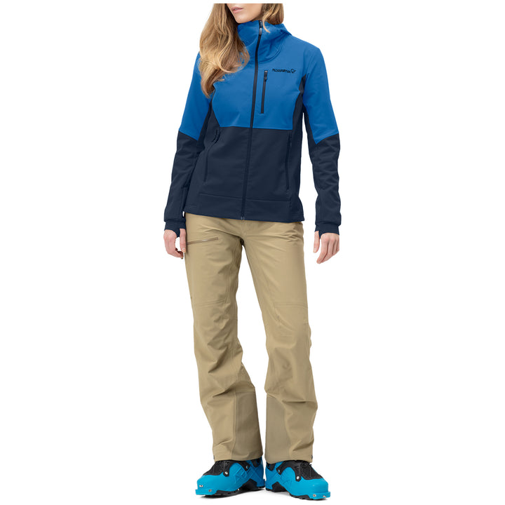 Norrona Lofoten Hiloflex200 Hoodie - Women's Campanula/Indigo Night