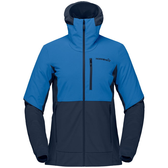 Norrona Lofoten Hiloflex200 Hoodie - Women's Campanula/Indigo Night