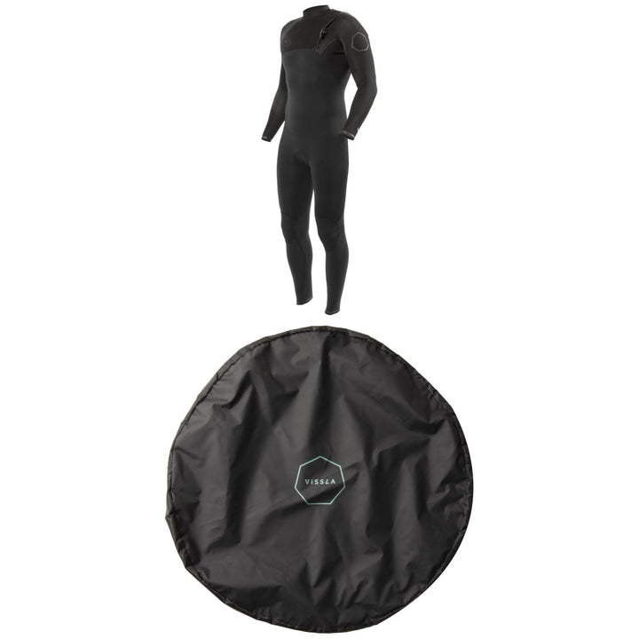 Vissla 3/2 High Seas II No Zip Wetsuit + Changing Pad Mat