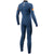 Vissla 4/3 7 Seas Raditude Chest Zip Wetsuit - Boys' Harbor Blue