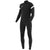 Vissla 3/2 7 Seas Raditude Full Chest Zip Wetsuit Black
