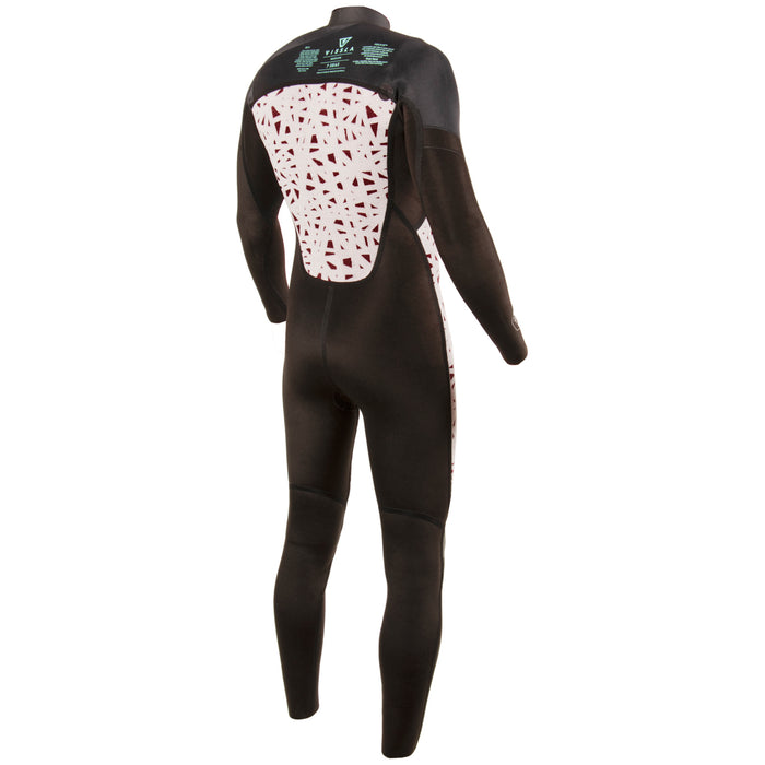Vissla 3/2 7 Seas Raditude Full Chest Zip Wetsuit Black