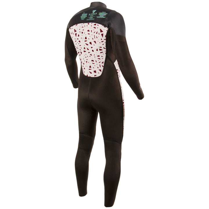 Vissla 3/2 7 Seas Raditude Full Chest Zip Wetsuit Black