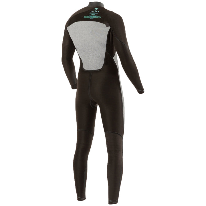 Vissla 7 Seas 4/3 Comp Chest Zip Wetsuit Black 2