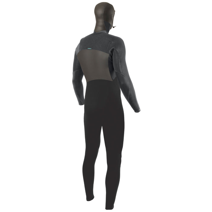 Vissla 5/4 High Seas II Hooded Chest Zip Wetsuit Charcoal
