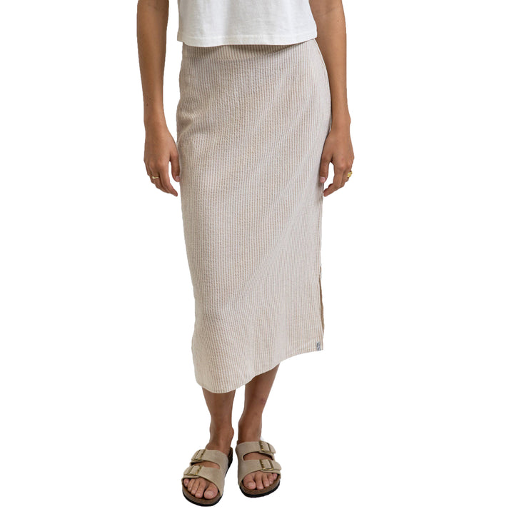 Rhythm Serena Slip Midi Skirt - Women's Natural