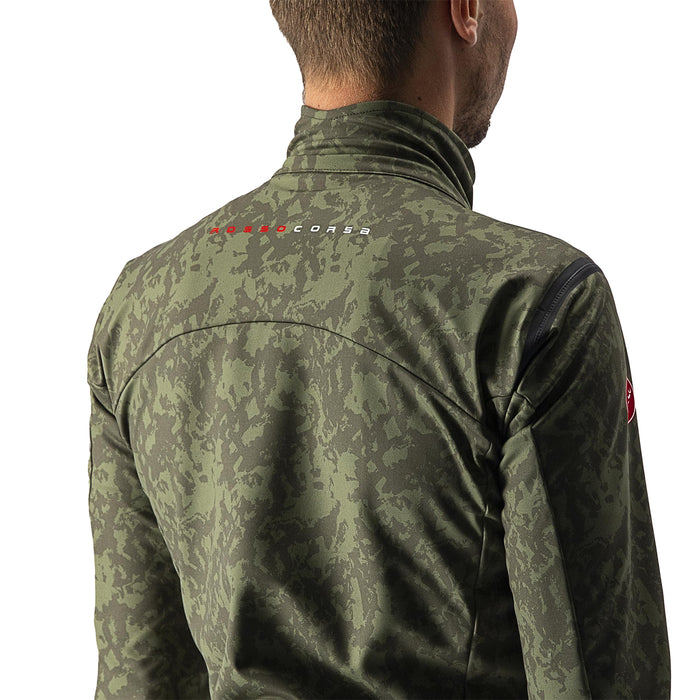 Castelli Perfetto RoS Long Sleeve Jacket Military Green/Light Military-Black