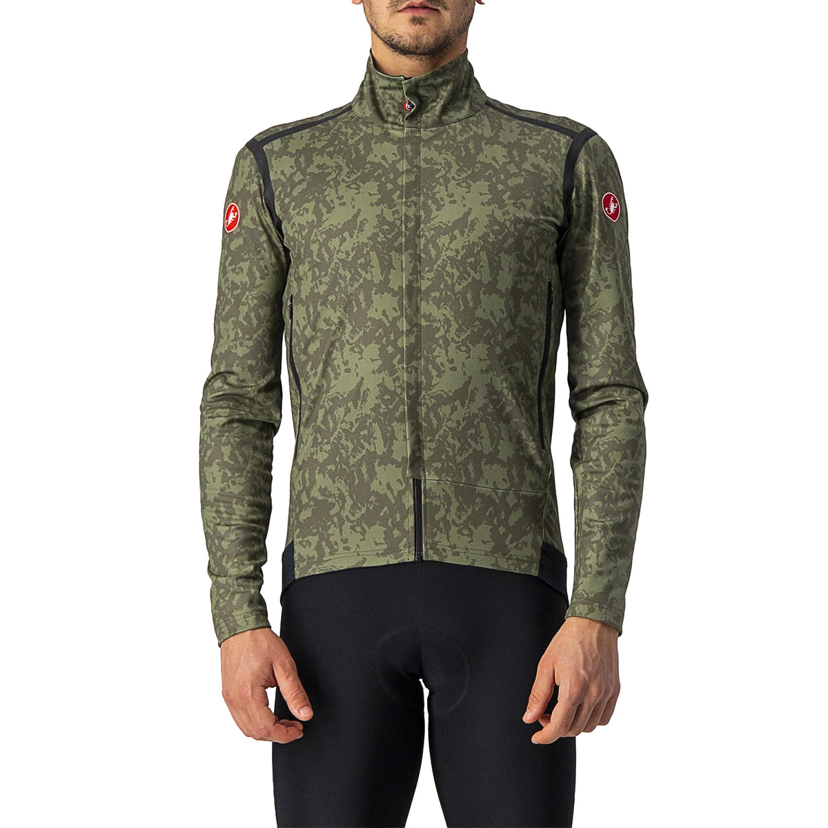 Castelli Perfetto RoS Long Sleeve Jacket Military Green/Light Military-Black