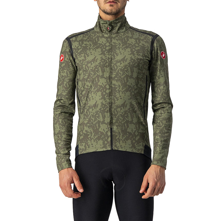 Castelli Perfetto RoS Long Sleeve Jacket Military Green/Light Military-Black